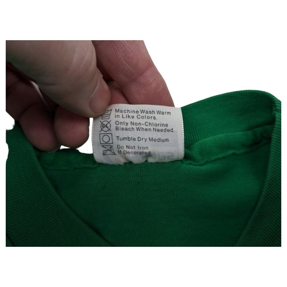 Vintage 80s St. Patrick's Day 8K Run Anoka MN‎ T-Shirt Green Size XL Rare - Picture 5 of 8